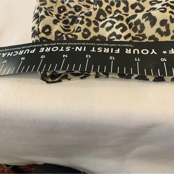 8apart Artemis mini skirt ruffle bottom side ruffle Animal prt lined size S - Picture 11 of 14